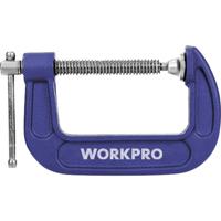 WorkPro WP232018 75 mm C-klem Spanbreedte (max.):75 mm Afmeting, lengte: 167 mm Afm. werkbereik:75 mm - thumbnail