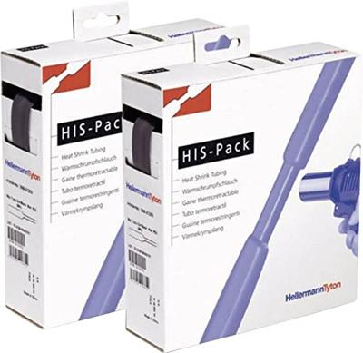 brightermannTyton 300-32543 Schrumpfschlauch without Kleber Transparent 25.40mm 12.70mm Schrumpfrate:2:1