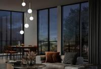 Lyora Glazen plafondlampKaro 5x wit glas - 10303 - thumbnail