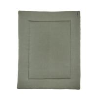 Meyco Knit Basic boxkleed 77x97 cm forrest green - thumbnail