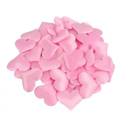100 STKS/pak 3.5 cm bruiloft leveringen liefde hand gooien bloem bruiloft kamer decoratie simulatie nep bloemblaadjes (roze)
