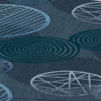 Zitkussen Circle blauw 46 cm x 48 cm (4 stuks) Madison - Madison - thumbnail