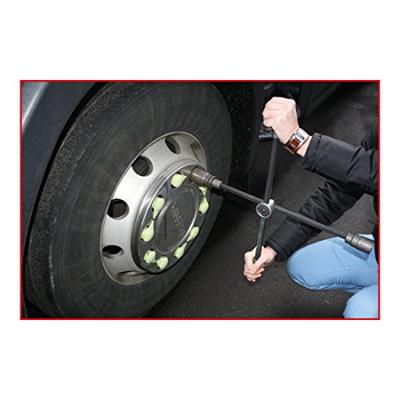 KS Tools 518.1163 Wielkruissleutel met glijscharnier voor bedrijfswagens, 3/4 x24x27x32mm
