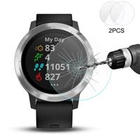 2 PC's ENKAY Hat-Prins voor Garmin vivoactive 3 Smart Watch 0.2mm 9H oppervlakte hardheid 2.15D explosieveilige getemperd glas scherm Film - thumbnail