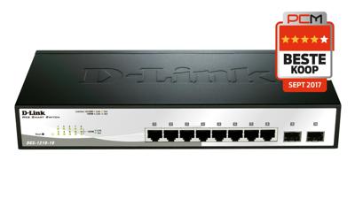 D-Link DGS-1210-10/E DGS-1210-10/E Netwerk switch 8 + 2 poorten 20 GBit/s D-Link DGS-1210-10/E DGS-1210-10/E Netwerk switch 8 + 2 poorten 20 GBit/s