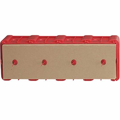 GIRA inbouwdoos 4 voudig metselwerk rood E2+E22 289400