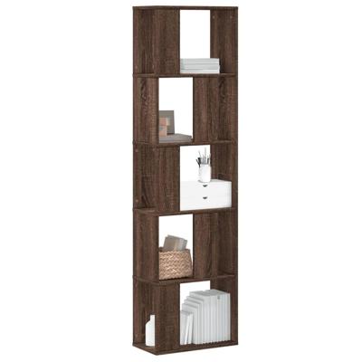 Boekenkast 5-laags 45x23,5x162,5 cm hout bruin eikenkleurig Boekenkast 5-laags 45x23,5x162,5 cm hout bruin eikenkleurig
