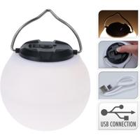 Camping lamp rond met haak USB-C - thumbnail