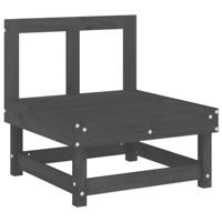 3-delige Loungeset massief grenenhout grijs - thumbnail