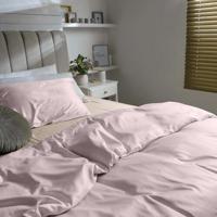 Dommelin Dommelin Laken Uni Satijn 300TC 530 Lichtroze 270x300 cm - thumbnail