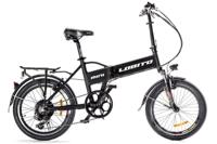 Lobito Mini Elektrische vouwfiets - Zwart - thumbnail