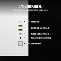 Corsair 2500X Midi-tower PC-behuizing Wit Zijvenster - thumbnail
