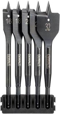 DeWalt Accessoires houder + extreme impact speedboren | 5 stuks | 16 mm, 18 mm, 20 mm, 25 mm, 32 mm - dt70834-qz