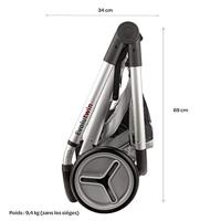 Kinderwagen RED CASTLE Evolutwin Zwart - thumbnail