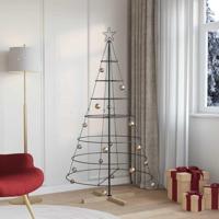 Kerst Cone Boom met standaard Zwart 180 cm Staal - thumbnail