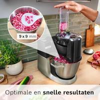 Bosch Würfelschneider für Bosch Küchenmaschine Serie 6 und 8 Dicer Zwart, Grijs - thumbnail