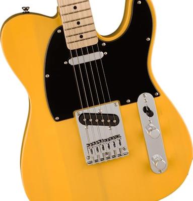 Squier Sonic Telecaster MN Butterscotch Blonde elektrische gitaar - thumbnail