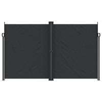 VidaXL Windscherm uittrekbaar 200x1000 cm zwart - thumbnail