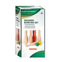 Alert Outdoor Houten Bowling Set - thumbnail