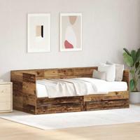 Dagbedframe met lades Oud hout 100 x 200 cm Bewerkt hout - thumbnail