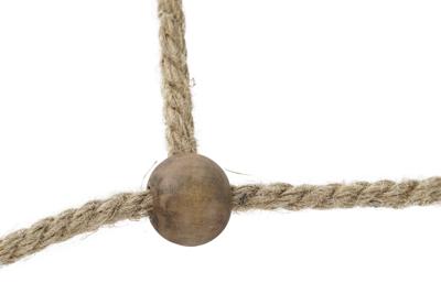 Drie-op-een-rij Spel DKD Home Decor 8424001762071 Natuurlijk Hout 30 x 25 x 6 cm