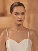 Bianco Evento 16700 Tule Bandjes - thumbnail