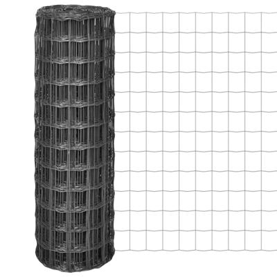 Euro hek 10x1,2 m staal grijs Euro hek 10x1,2 m staal grijs