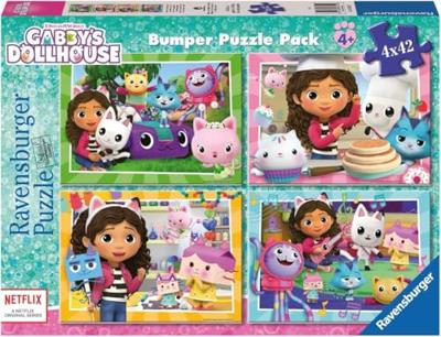 Ravensburger Puzzel Gabby's Dollhouse 4 X 42 Stukjes