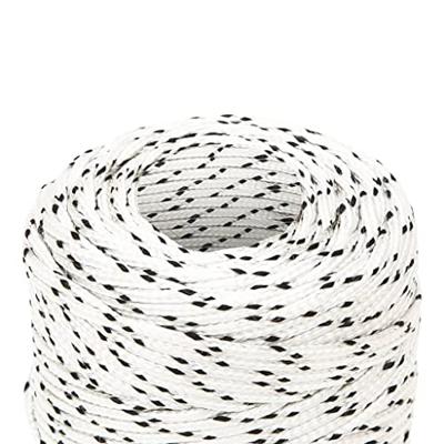 VidaXL Boottouw gevlochten 2 mm x 250 m polyester wit
