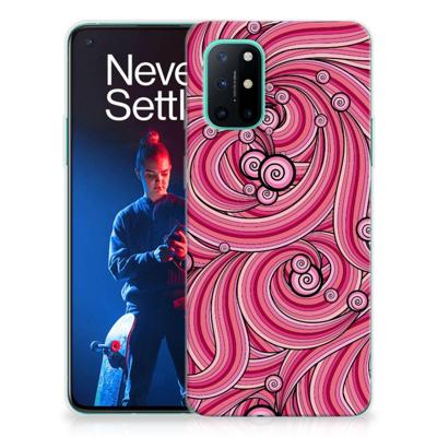 OnePlus 8T | Hoesje maken | Swirl Pink