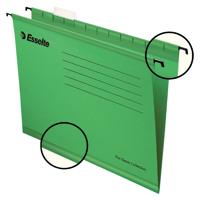 Hangmap Esselte Classic folio V-bodem 382x240mm groen - thumbnail