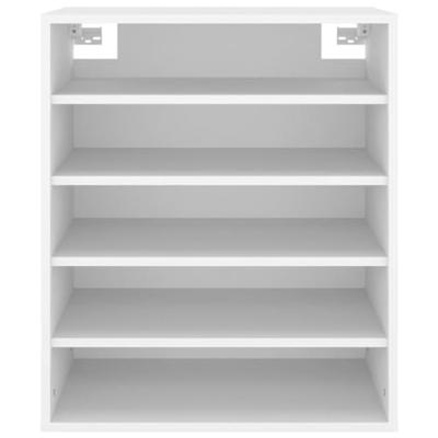 Schoenenkast 60x35x70 cm spaanplaat wit