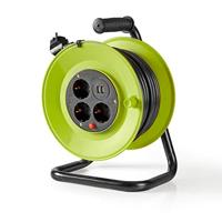 Nedis - Kabelhaspel - 25 m - 3 x 1,5 mm2 - warmtebestendige uitschakeling - Schuko en USB - thumbnail