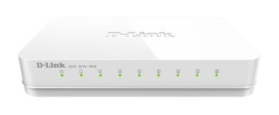 D-Link GO-SW-8GE - Switch - niet beheerd - 8 x 10/100/1000 - Desktop