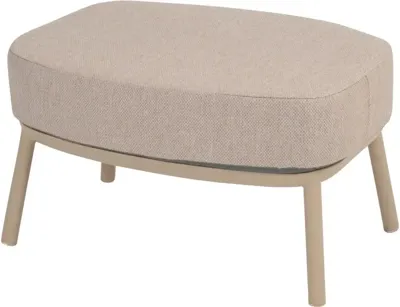 Voetenbank Puglia Latte 4SO Kussens Hocker Footstool Buiten Tuin 4 Seasons Outdoor