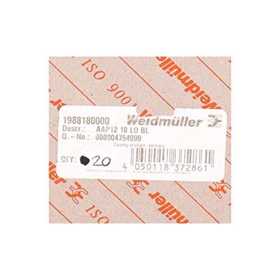 Weidmüller 1988180000 Doorgangsklem 10 mm Spanveer Grijs 20 stuk(s)