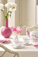 Pip Studio Set/2 Koppen & Schotels Jolie Stippen Goud Roze - thumbnail