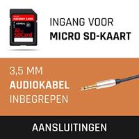 Lenco BMC-090PI Bluetooth luidspreker AUX, Incl. houder Pink - thumbnail