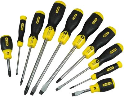 Stanley 2-65-005 CUSHION GRIP™ Schroevendraaierset 10-delig