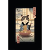 Poster Vincent Trinidad - Neko Ramen Ukiyoe 61x91,5cm - thumbnail