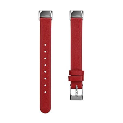 Fitbit Luxe - Leren bandje - Maat: Small - Rood Fitbit Luxe - Leren bandje - Maat: Small - Rood