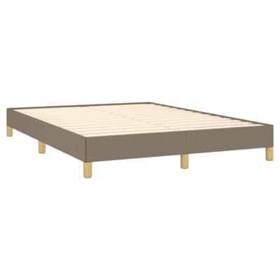 Bedframe zonder matras stof taupe 140x200 cm