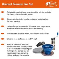 GSI Outdoors Javagrind Pourover Java Set 0 Blauw - thumbnail