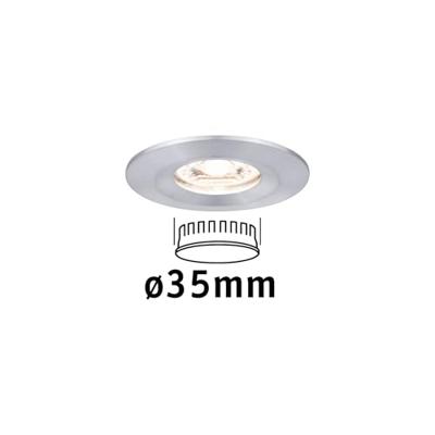 Paulmann 94304 EBL Nova mini Coin LED-inbouwlamp LED 4 W Aluminium Paulmann 94304 EBL Nova mini Coin LED-inbouwlamp LED 4 W Aluminium