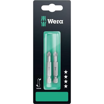 Wera 855/4 TZ Bits Pozidriv, PZ 2 x 50 mm - 1 stuk(s) - 05134385001 Wera 855/4 TZ Bits Pozidriv, PZ 2 x 50 mm - 1 stuk(s) - 05134385001