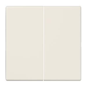 Jung LS995 Serieschakelaar, Serietoets Afdekking 2-voudig Crème-wit 1 stuk(s)