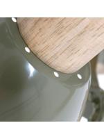 Steinhauer Industriële plafondlampGearwood 3-lichts retro groen met hout - 3063G - thumbnail