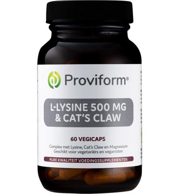Proviform L-Lysine 500mg & Cat's Claw Vegicaps Proviform L-Lysine 500mg & Cat's Claw Vegicaps
