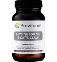Proviform L-Lysine 500mg & Cat's Claw Vegicaps - thumbnail