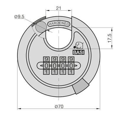 Basi 6100-7050 Hangslot